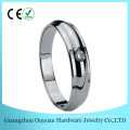 4MM Best Selling Silver Mens Wedding Rings, Comfort Fit Tungsten Women Ring, Cz Stone Jewelry
